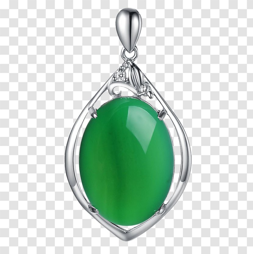 Emerald Necklace Jewellery Gemstone - Jade Transparent PNG