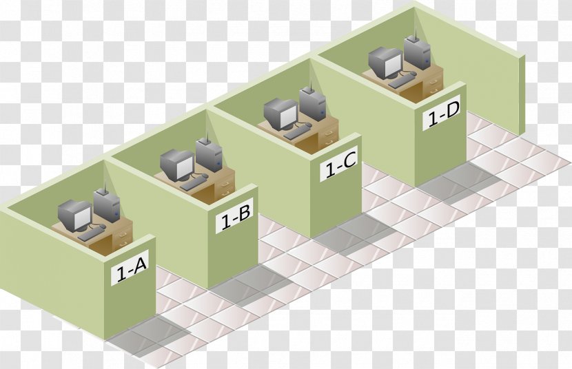 Cubicle Office Clip Art - Building Transparent PNG