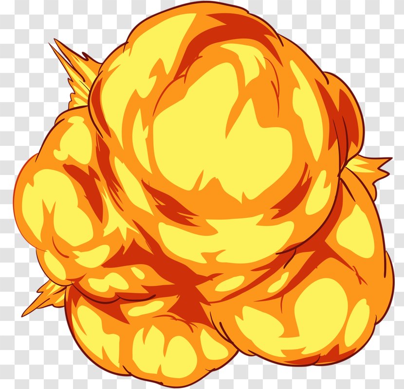 Jack-o'-lantern Explosion Illustration - Flower - Yellow Explosions Transparent PNG