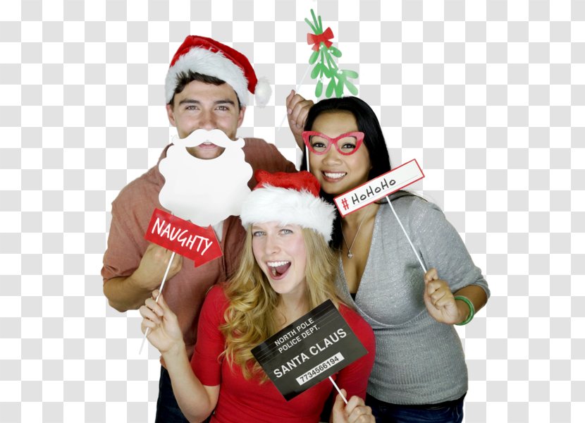 Christmas Ornament Santa Claus Headgear Photo Booth - Theatrical Property Transparent PNG