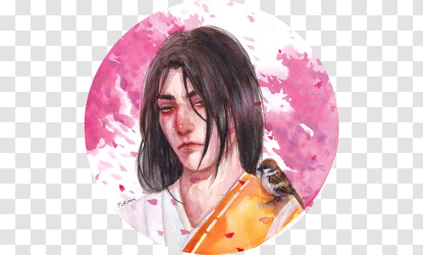 Watercolor Painting Portrait Pink M - Flower - Tree Transparent PNG