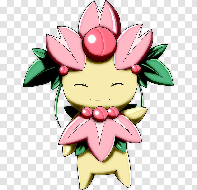 Cherrim Pokémon Sun And Moon Cherubi Goku - Heart - Tree Transparent PNG