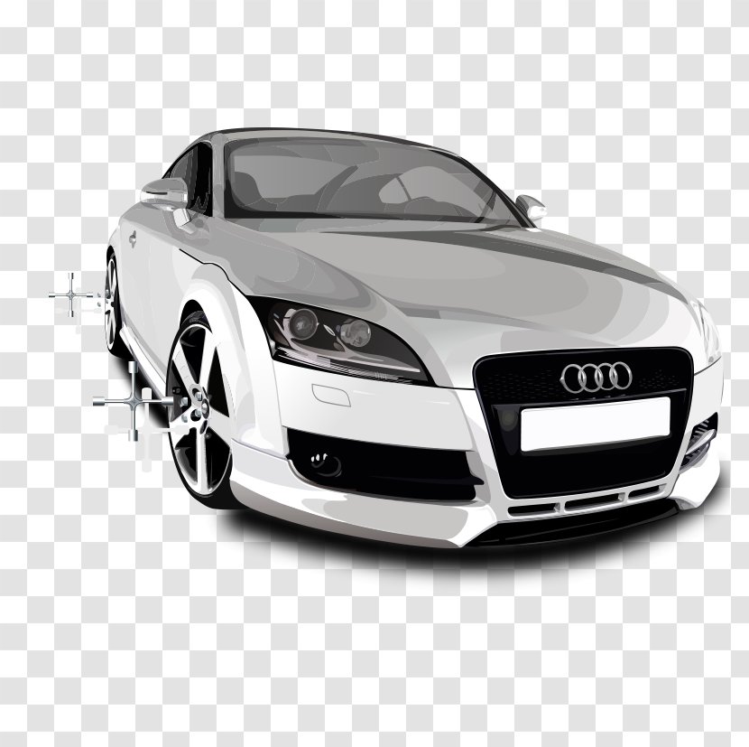 Sports Car Vector Motors Corporation Audi - Coupe - Auto Repair Elements Download Transparent PNG