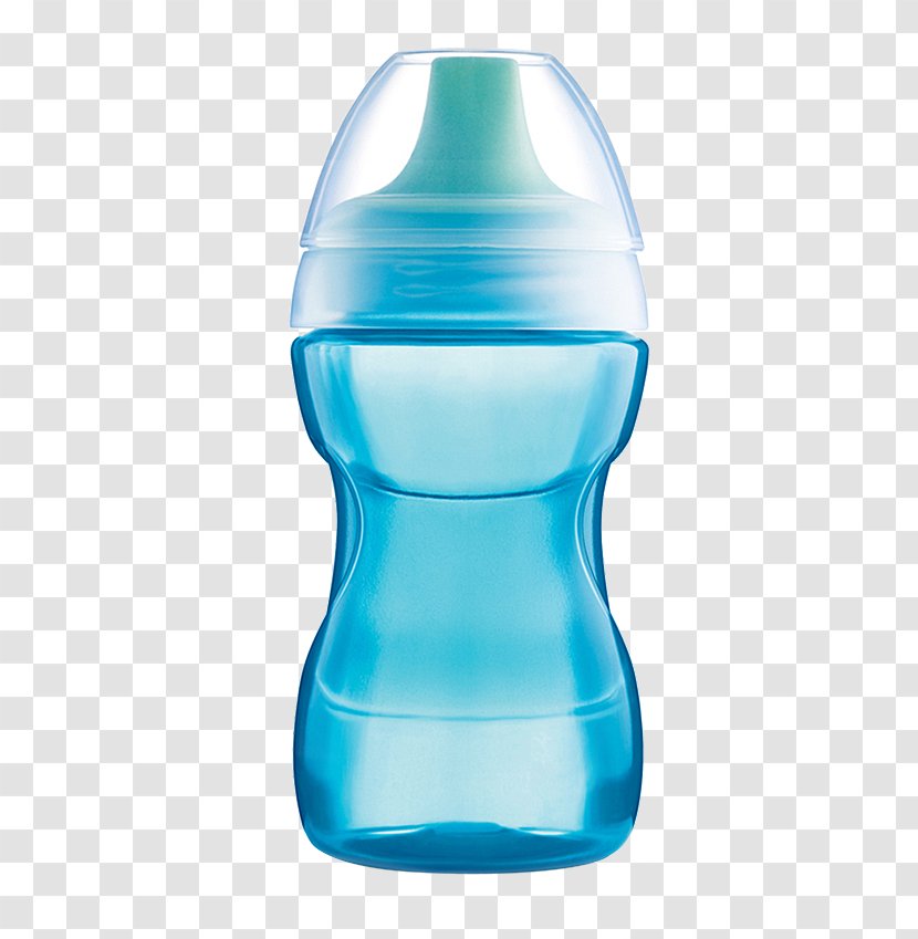 Milk Cup Drinking Mother - Water - Blue Baby Bottle Transparent PNG