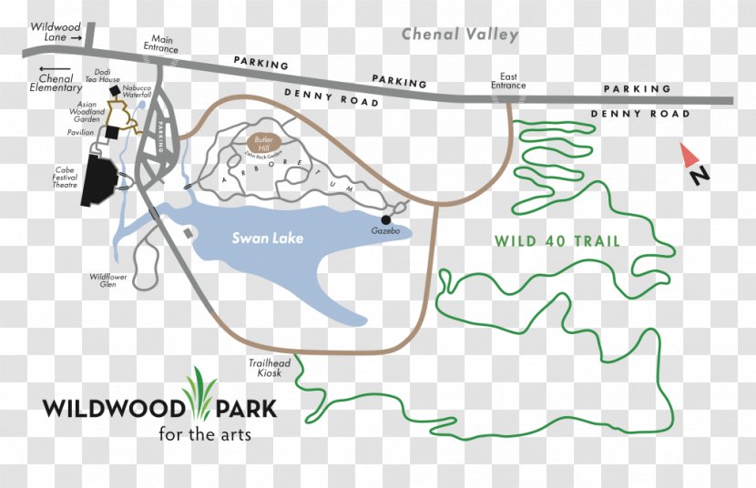 Wildwood State Park Map For Performing - Trail Transparent PNG
