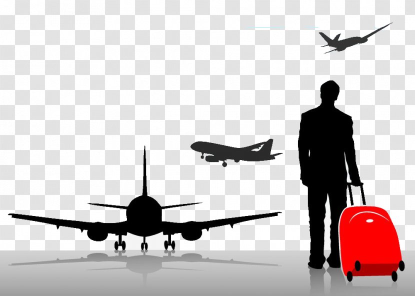 Airplane Aircraft Flight Travel - Aviation - Background Transparent PNG