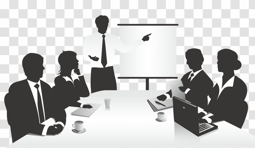 Businessperson Company Silhouette - Meeting Transparent PNG