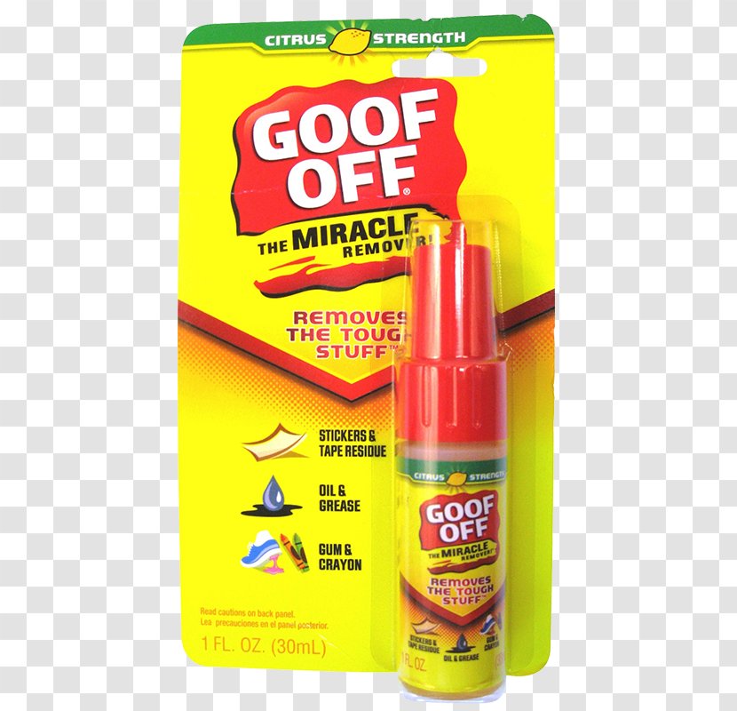 Goof Aerosol Spray Blister Pack Paint - Household Cleaning Supply Transparent PNG
