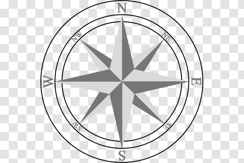 Compass Rose North Clip Art Transparent PNG