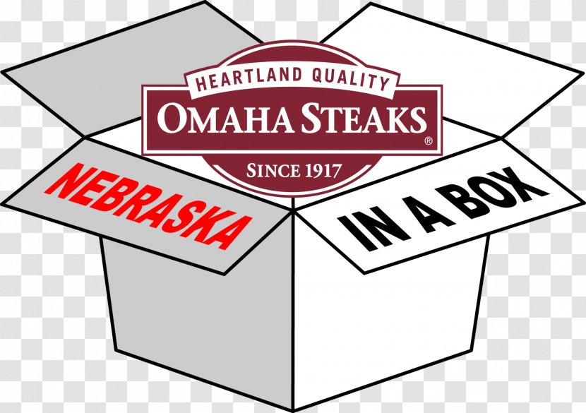Omaha Box Brand Clip Art - Text - Beef Steak Transparent PNG