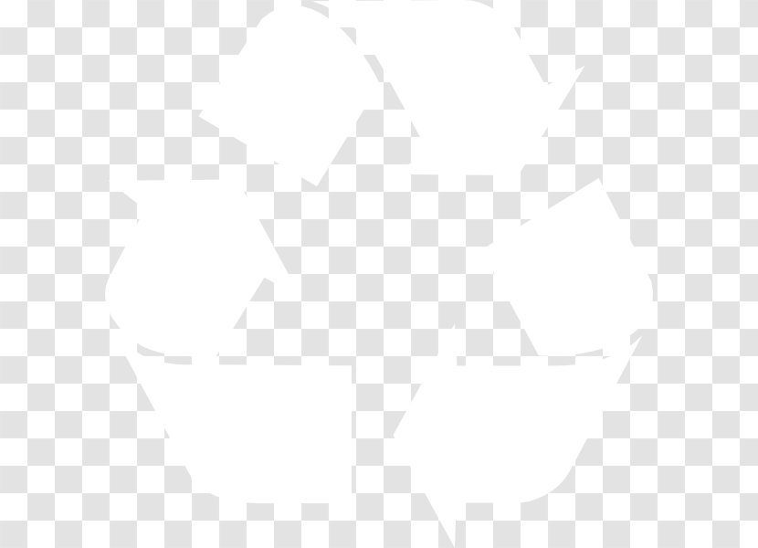 Black And White Point Angle - Triangle - Recycle Transparent PNG