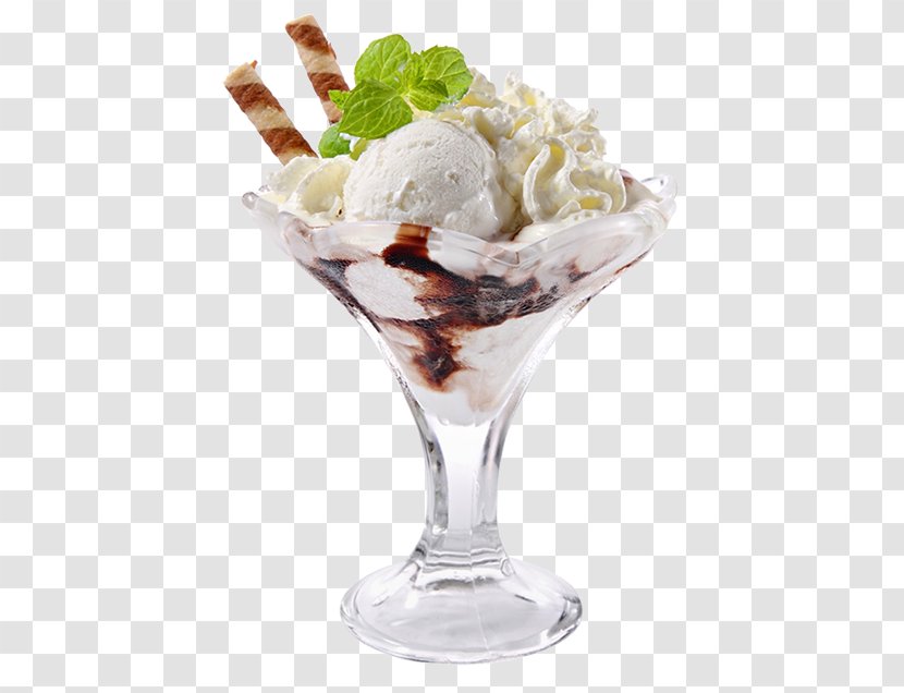 Dame Blanche Sundae Ice Cream Cones Chocolate - Dondurma Transparent PNG