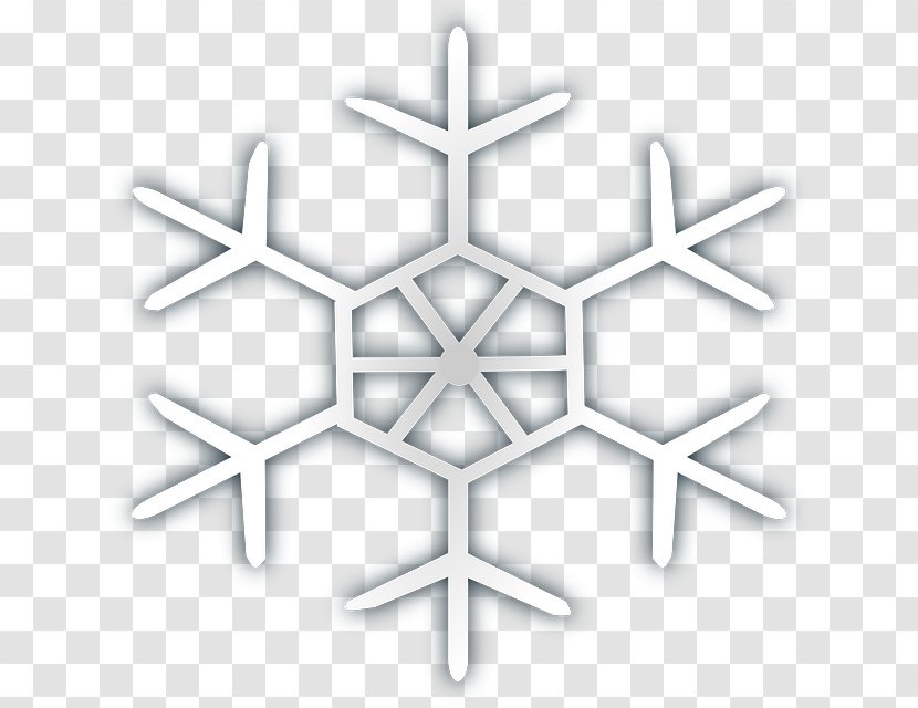 Snowflake Clip Art - Freezing - Exquisite Pattern Of Five Starred Red Flag Transparent PNG