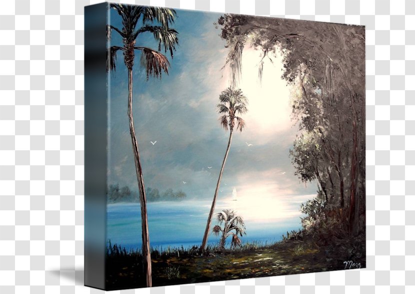 Painting Picture Frames Sea Tree Sky Plc Transparent PNG