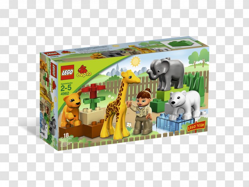 LEGO DUPLO 4962 - Lego - Baby Zoo Toy BabyToy Transparent PNG