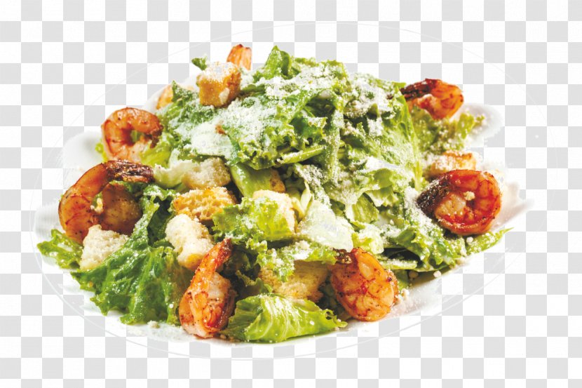 Caesar Salad Unagi Onigiri Food Tobiko - Dish Transparent PNG