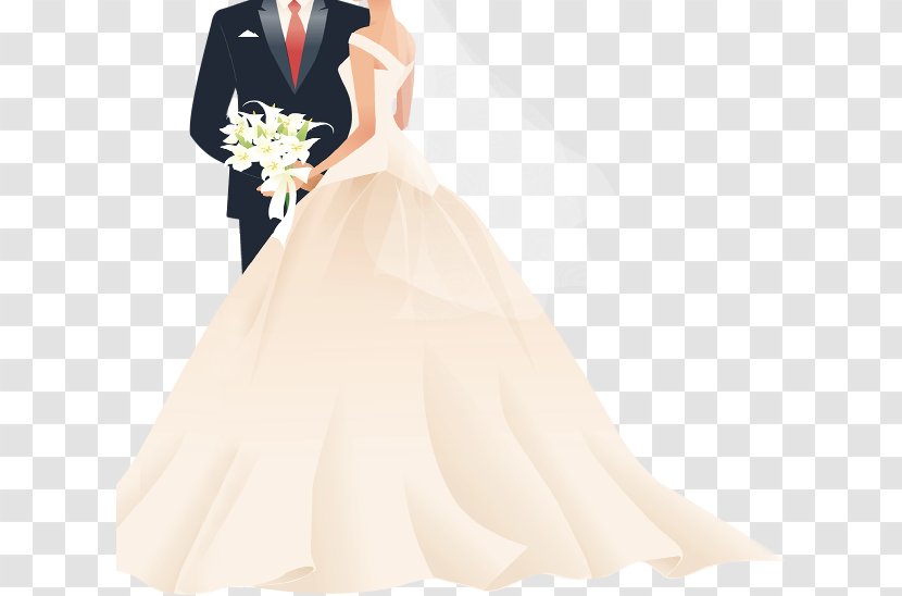 Wedding Invitation Euclidean Vector - Silhouette - Men And Women Transparent PNG