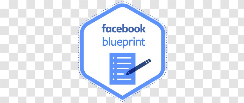 Facebook Blueprint Social Media Network Advertising Transparent PNG