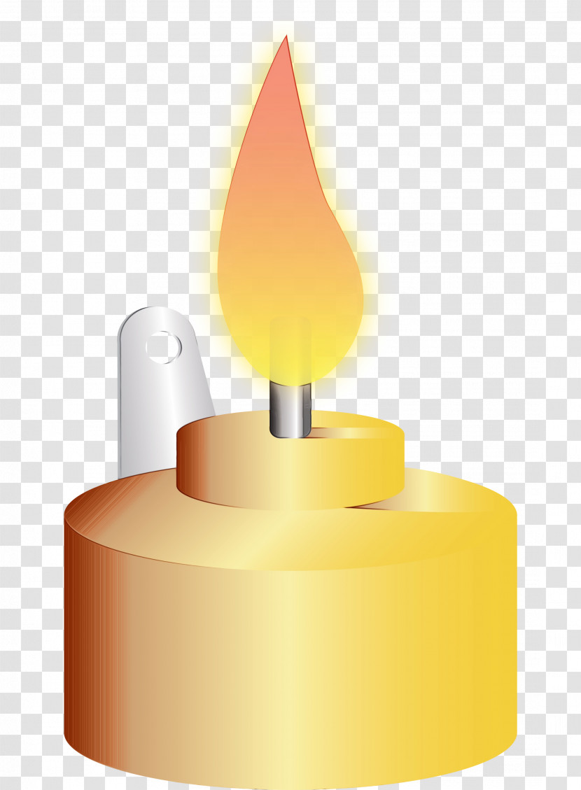 Flameless Candle Wax Candle Orange S.a. Transparent PNG