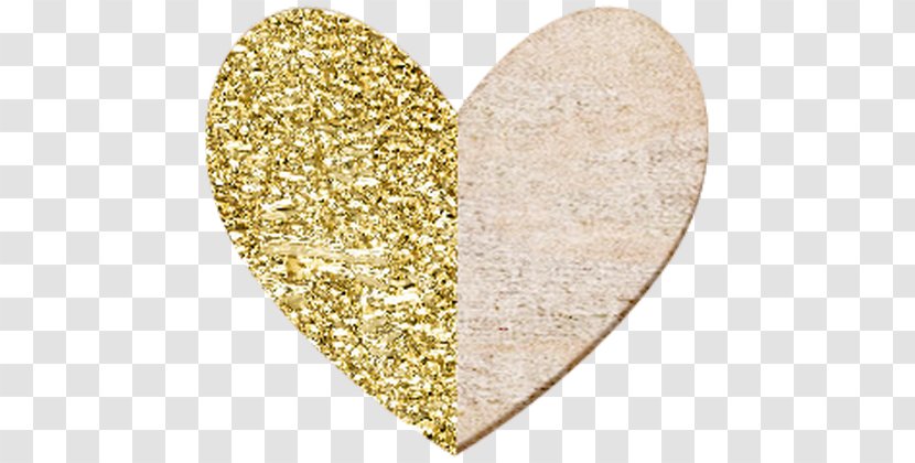 Gold - Heart Transparent PNG