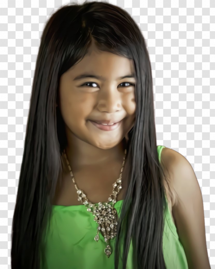 Little Girl - Forehead - Artificial Hair Integrations Costume Transparent PNG