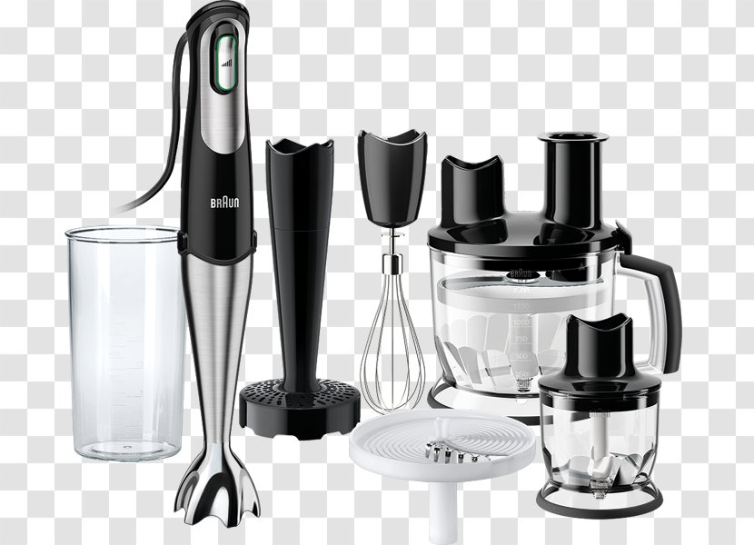 Immersion Blender Braun Multiquick 7 MQ 777 Gourmet Mixer Small Appliance - Kitchen Transparent PNG