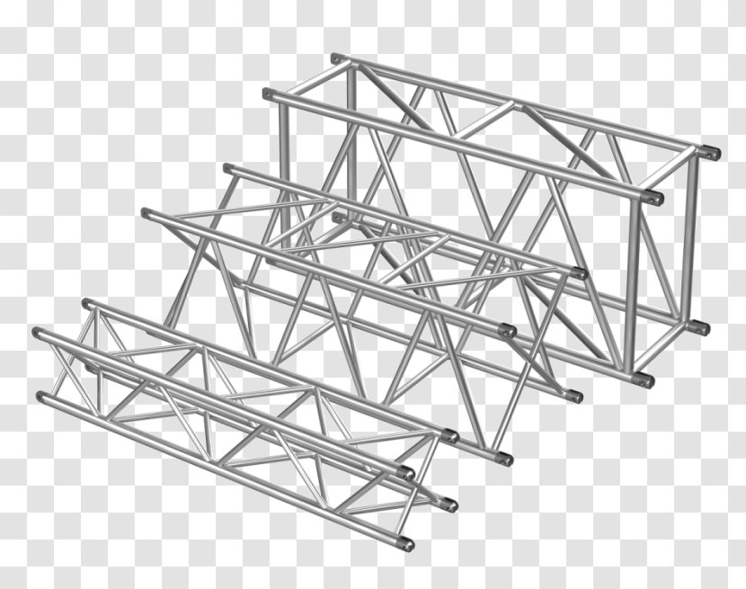 Steel Scaffolding Line Angle - Truss Aluminium Transparent PNG