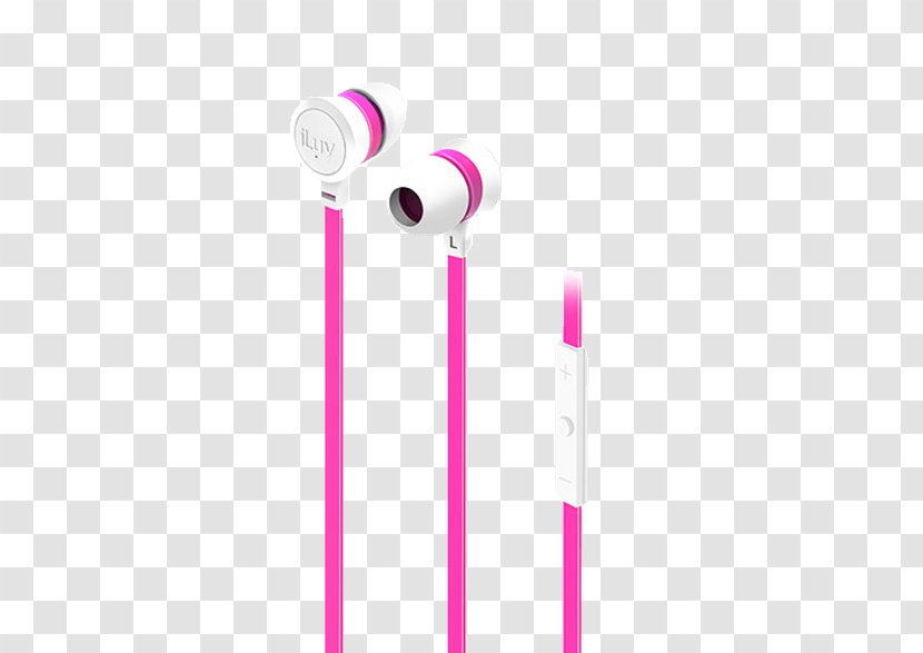 Headphones Iluv Neon Sound & Mic ILuv Earbuds Microphone Audio - Handsfree Transparent PNG