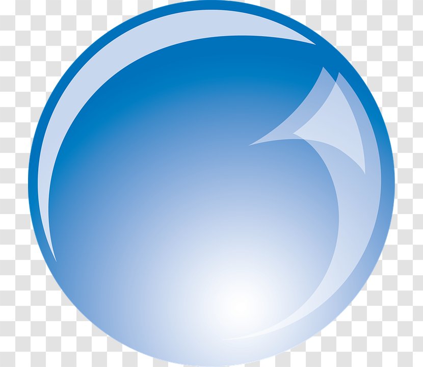 Clip Art - Button - Blue Transparent PNG