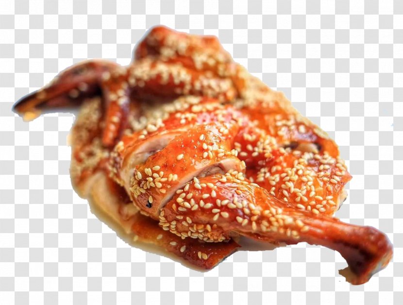 Roast Chicken Goose Champon Barbecue - Fried Food - Sesame Transparent PNG
