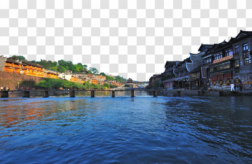 Phoenix Ancient City Download - Water Transportation - Fenghuang Clear Lake Transparent PNG