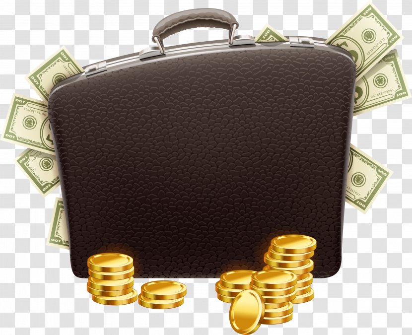 Briefcase Money Stock Photography Transparent PNG