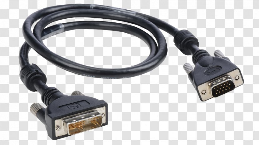 Electrical Cable HDMI Digital Visual Interface VGA Connector Analog Signal - Wires Transparent PNG