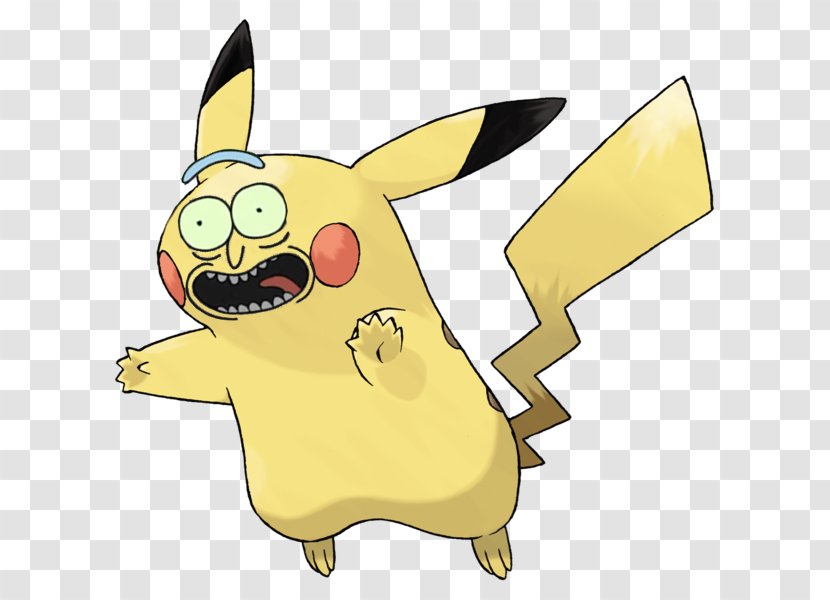 Pikachu Giphy Pokémon GifCam - Rabbit - Yellow Transparent PNG