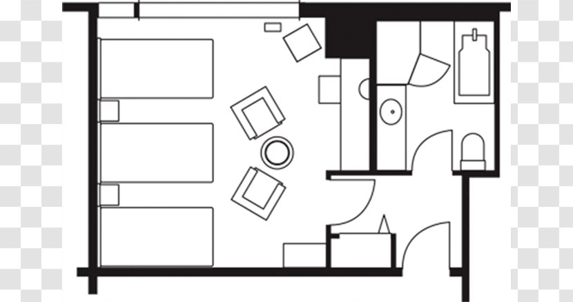 Architecture Floor Plan Furniture Square - Drawing - Domestic Room Transparent PNG