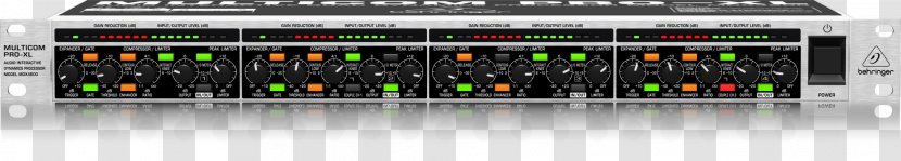 Audio Electronics Limiter Behringer Recording Studio - Accessory - Processor Transparent PNG
