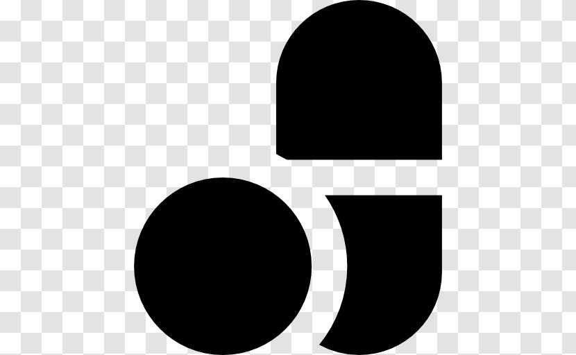 Logo Circle Brand Point - Black Transparent PNG