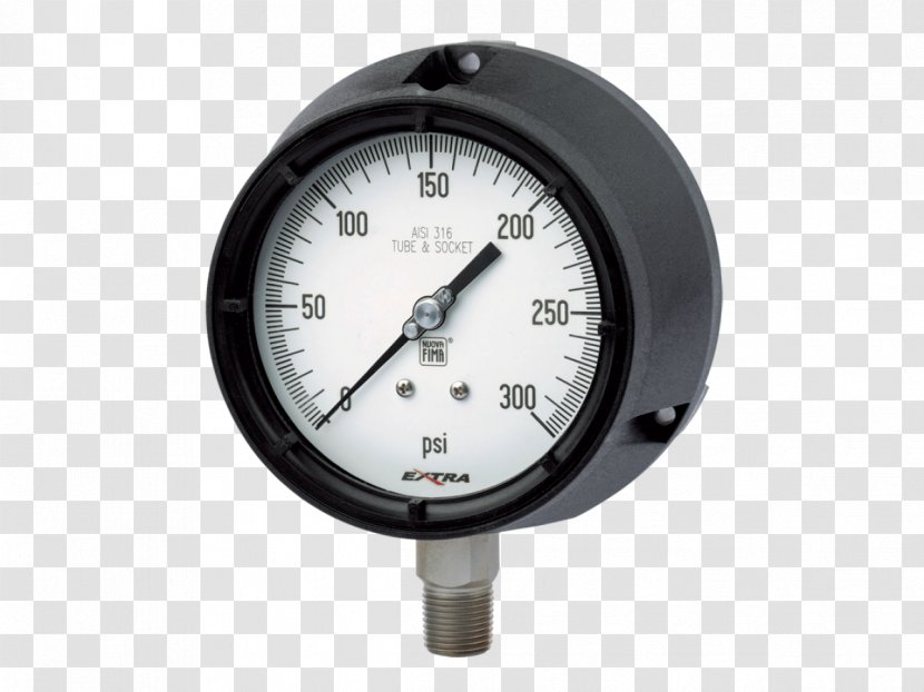 Gauge Pressure Measurement Manometers Bourdon Tube - Industry - Tool Transparent PNG