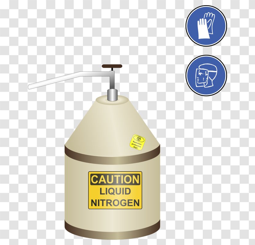 Clip Art Cryogenic Storage Dewar Liquid Nitrogen - Cryonics - Clipart Transparent PNG