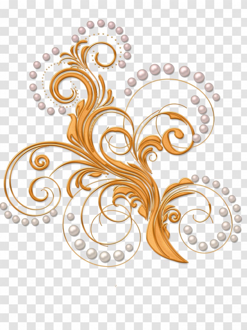 Gold - Visual Arts - Pearls Transparent PNG