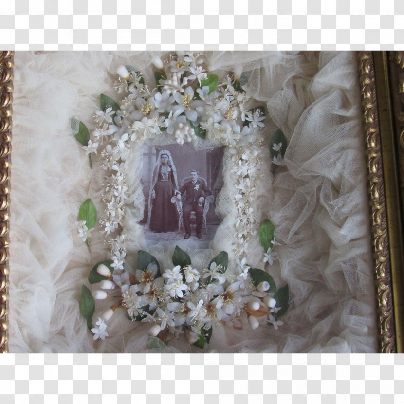Floral Design Headpiece Shadow Box Wedding Tiara - Bride Transparent PNG