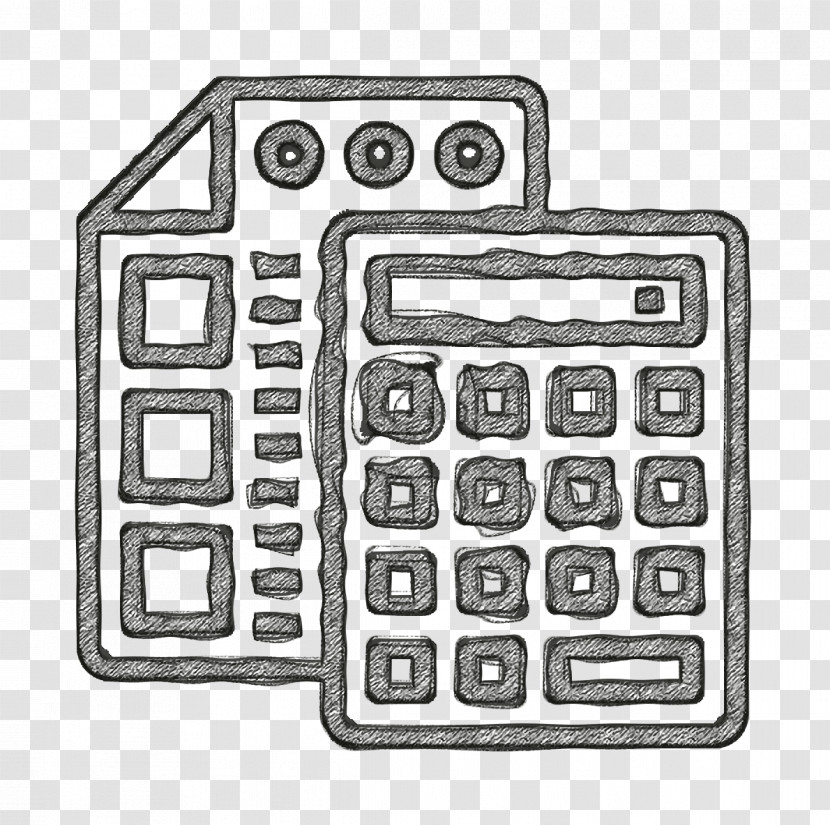 Office Stationery Icon Sheet Icon Calculator Icon Transparent PNG