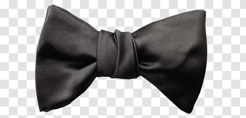 Bow Tie Le Noeud Papillon Sydney Silk Necktie Black - Fashion Transparent PNG