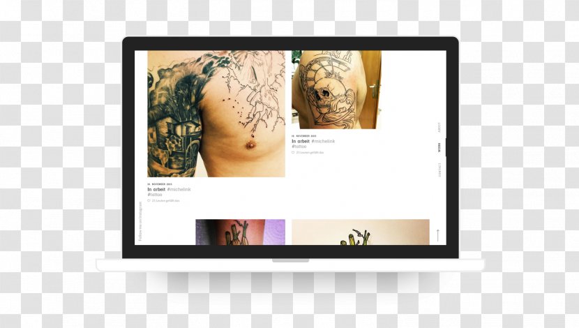 Brand Michel Ink. Tattoo-Atelier Weinfelden Tattoo Artist - Display Advertising Transparent PNG