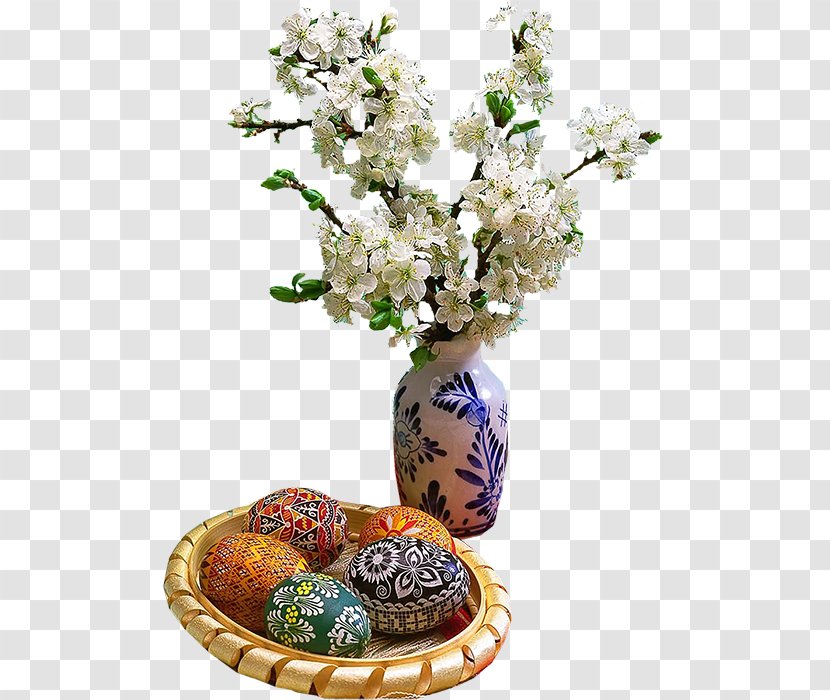 Easter Floral Design Paskha Flower Resurrection - Basket Transparent PNG