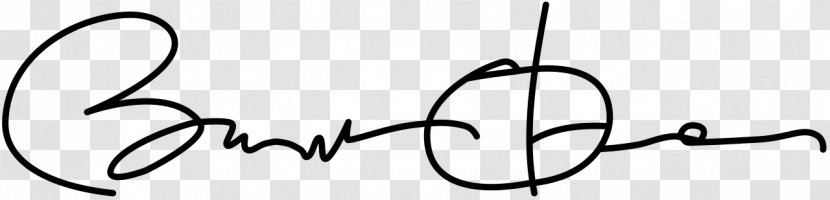 President Of The United States Family Barack Obama Signature - Watercolor Transparent PNG