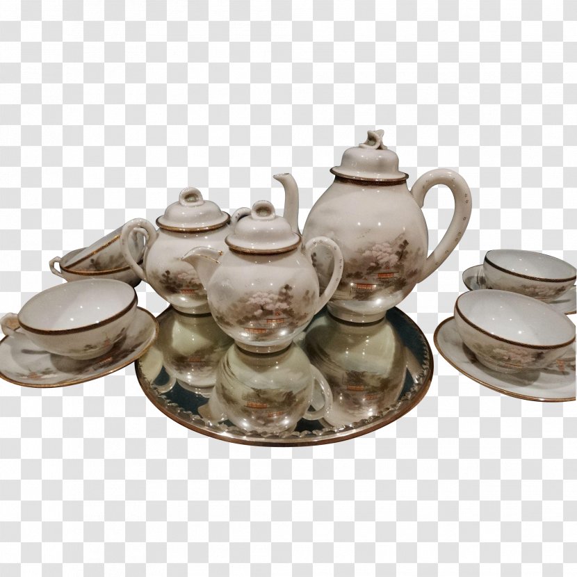 Tea Set Saucer Porcelain Tableware - Dishware - Teapot Transparent PNG