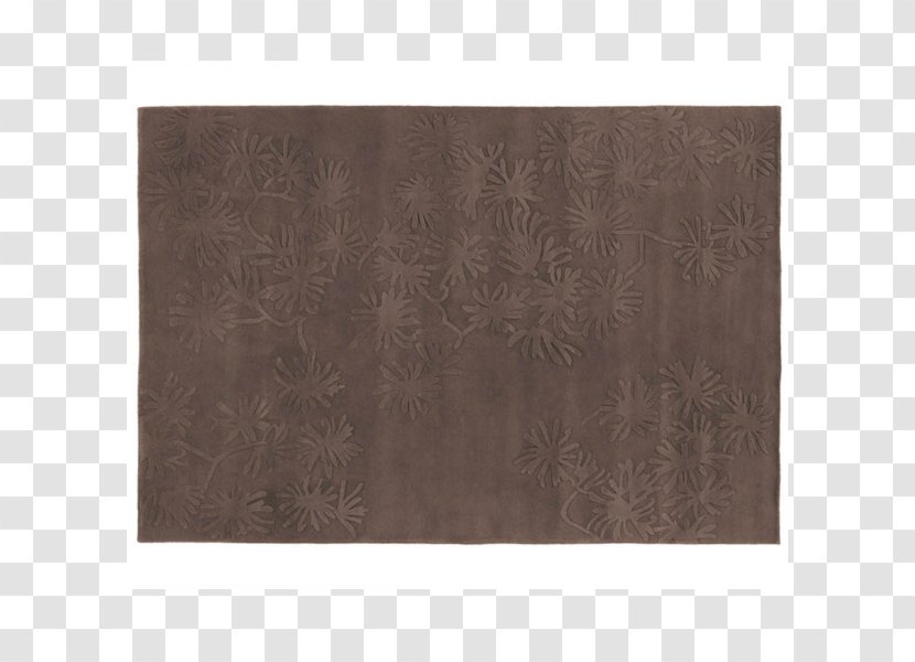 Place Mats Rectangle Brown - Embossed Flowers Transparent PNG