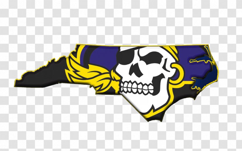 East Carolina University Pirates Football NCAA Division I Bowl Subdivision Logo Image - Keep Calm Go To School Transparent PNG