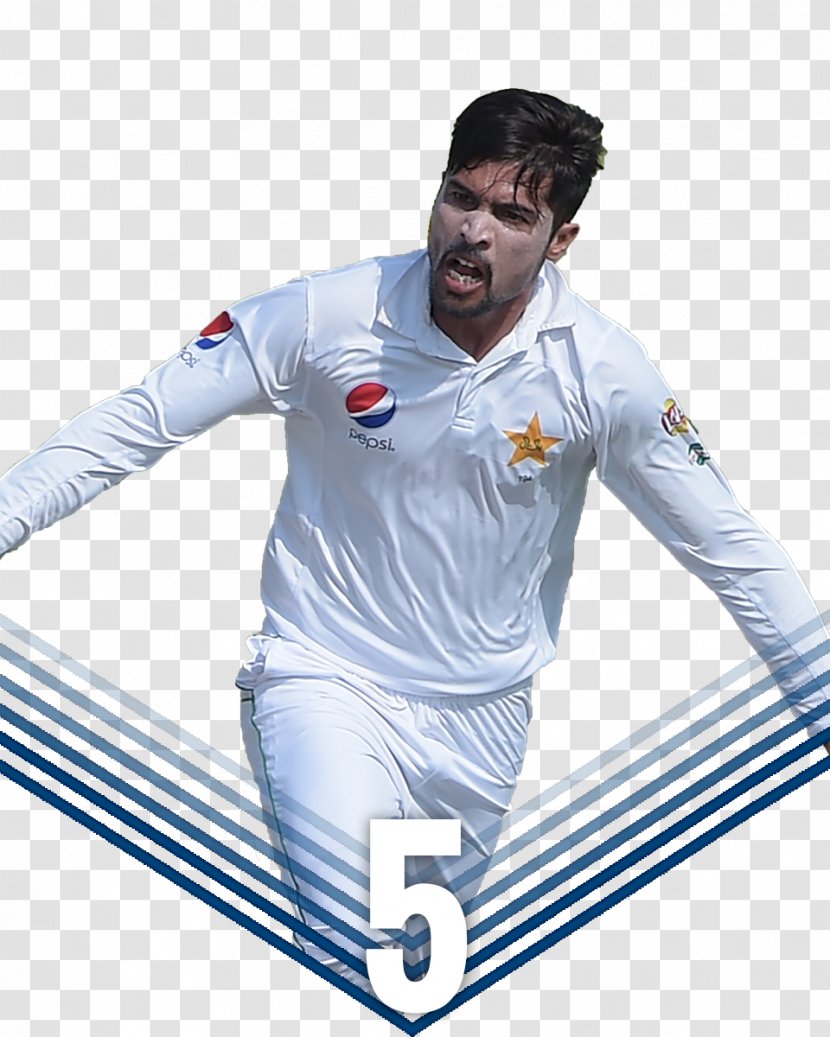 Mohammad Amir Essex County Cricket Club Test - Outerwear - Bowling Transparent PNG